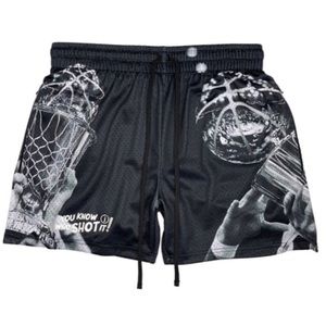 SAVS X JSQUARED "TROPHIES" 5" MENS HOOP SHORTS